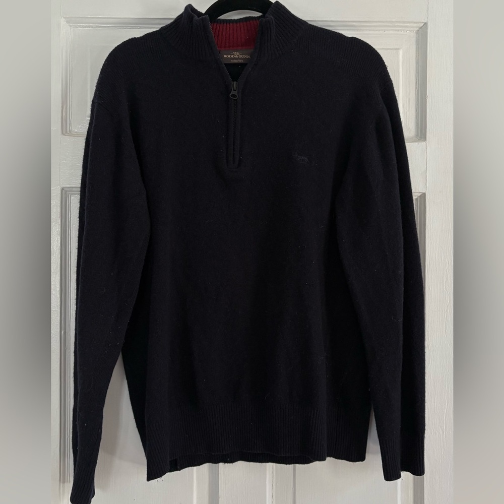 Navy Wool Sweater